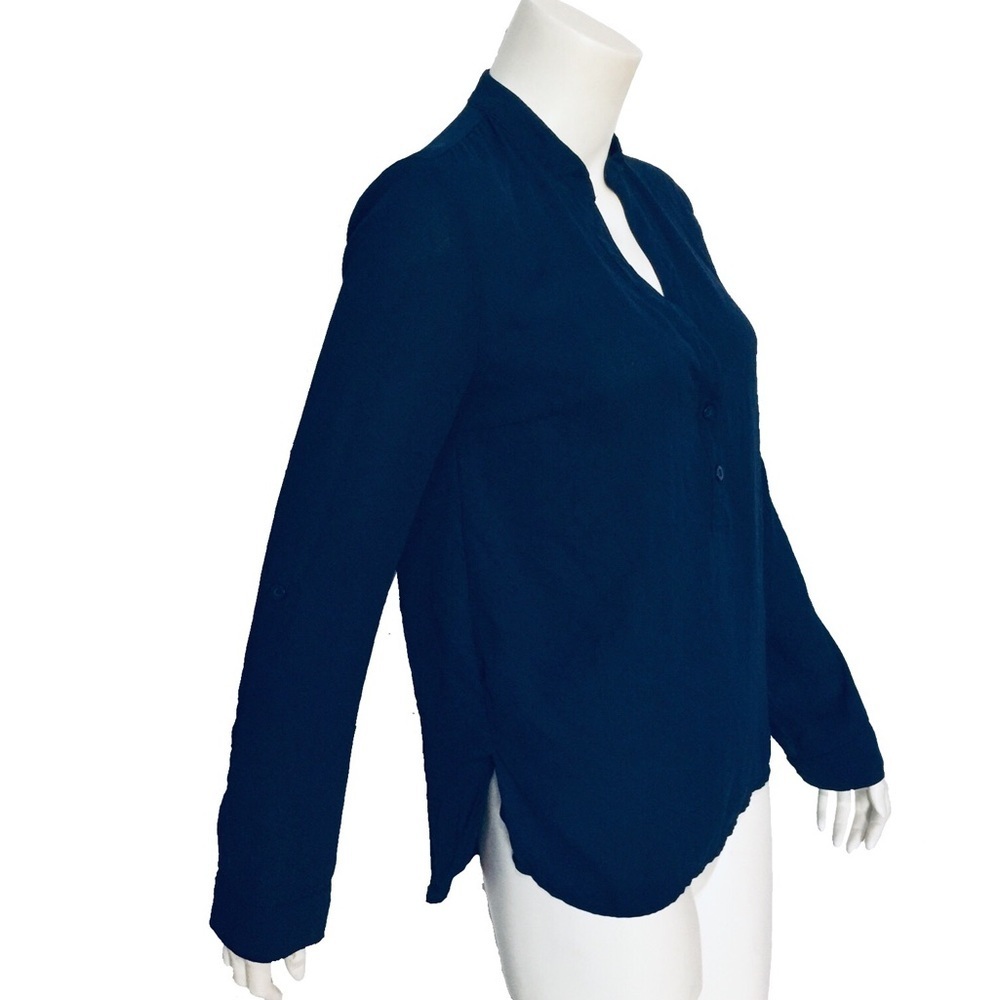 MONTEAU | Women’s Navy Blue Blouse Size Small